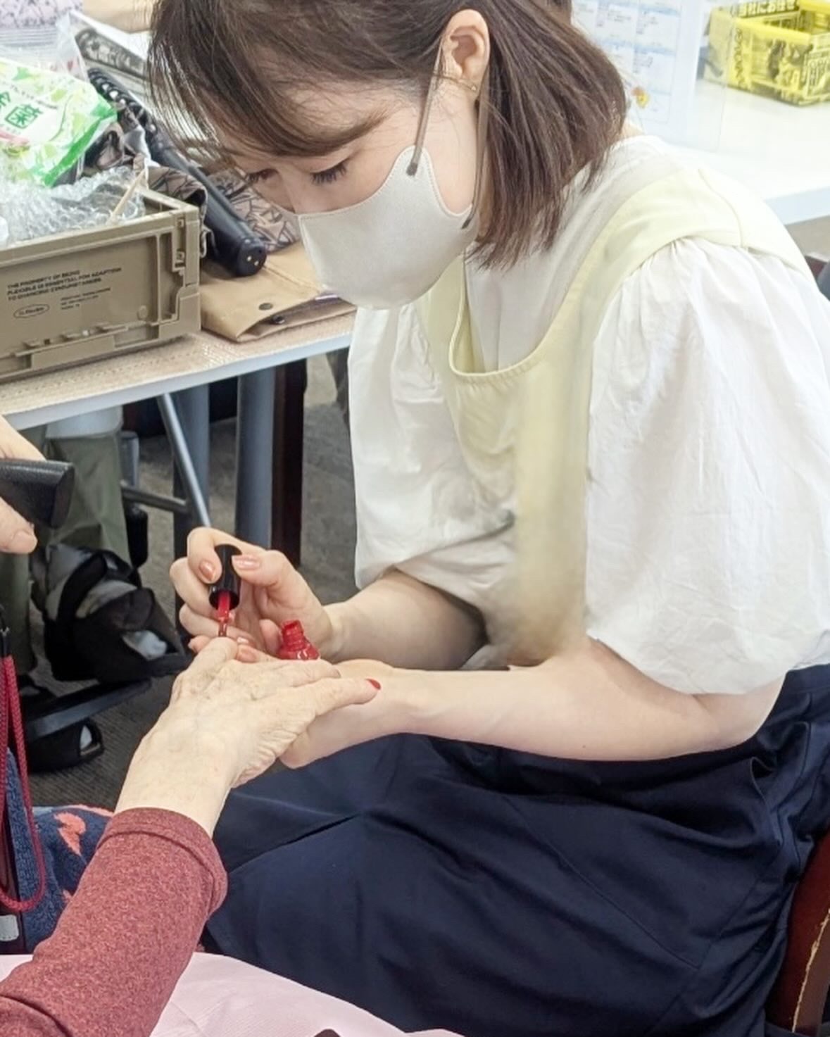 カラーリング施術