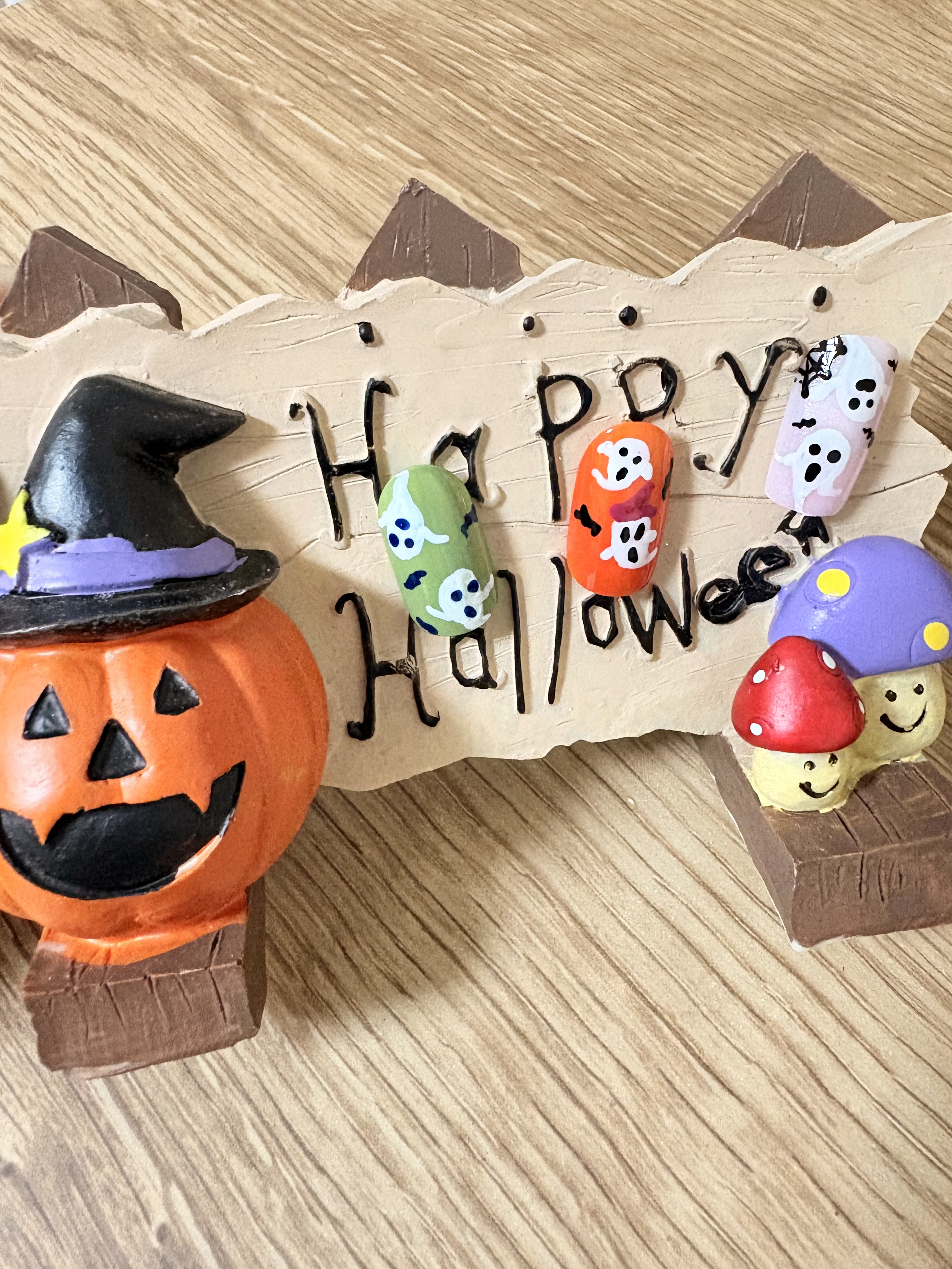 ハロウィンネイル