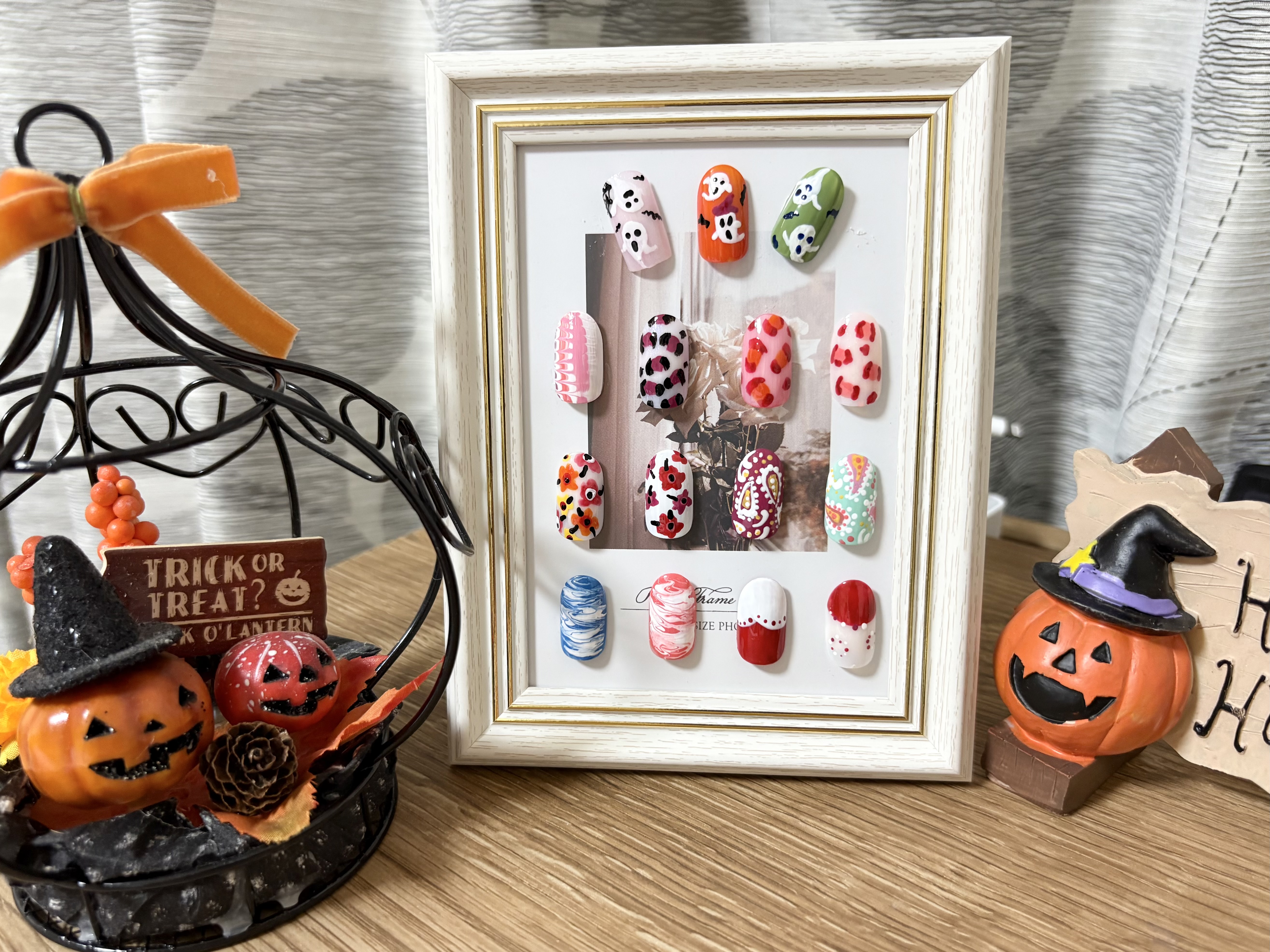 ハロウィンネイルサンプル